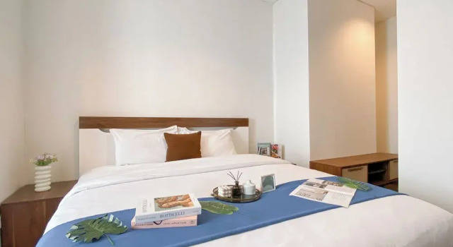2Br Apartment Near Jakarta Kota Station At Lucky Tower Residence