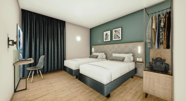 Двухместный номер Standard Kyriad Bordeaux Nord Sainte Eulalie
