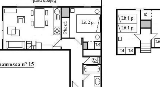 Appartement Méribel, 4 pièces, 6 personnes - FR-1-180-176