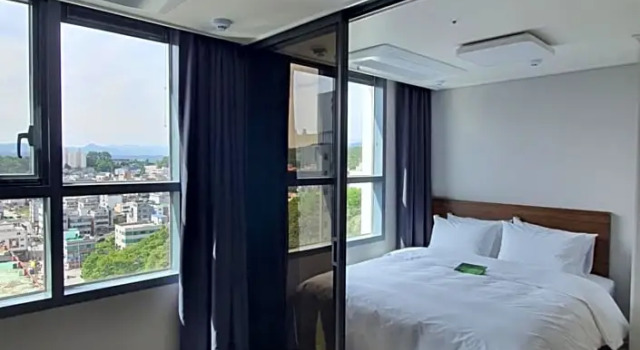 Двухместный номер Deluxe с видом на город Donghae Oceancity Residence Hotel
