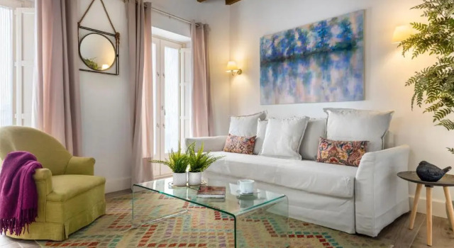 Кровать в общем номере Genteel Home Padre Marchena