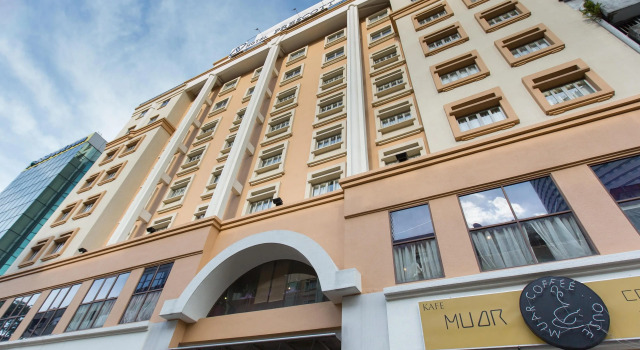 Кровать в общем номере Prescott Hotel Kuala Lumpur Medan Tuanku
