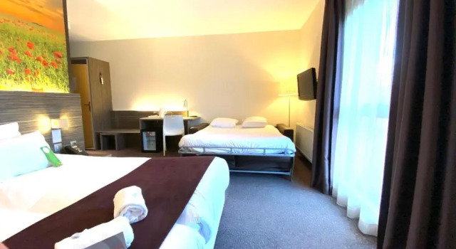 Четырёхместный номер Standard Hotel-Restaurant Horizon Ath-Lessines