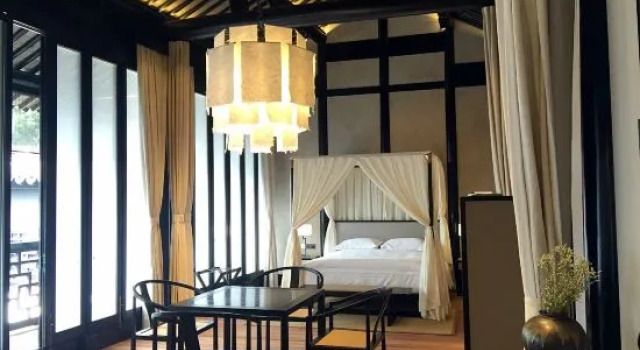 Двухместный люкс Luxury с видом на сад Yinlu Tongli House