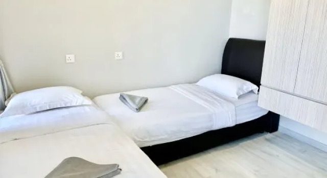 Люкс с 2 комнатами Deco Home @Jesselton Quay