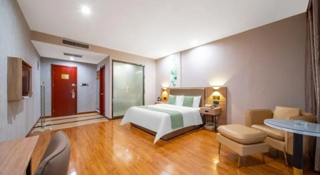 Двухместный номер Standard GreenTree Inn Jining Yanzhou Jiuzhou Fangyuan Business Hotel