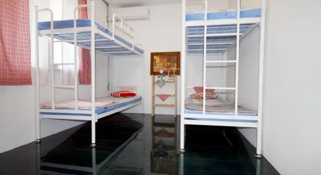 Кровать в общем номере Time Travelers Party Hostel In Hongdae