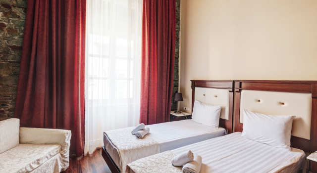 Трёхместный номер Standard с видом на город Hotel Aktaion Syros
