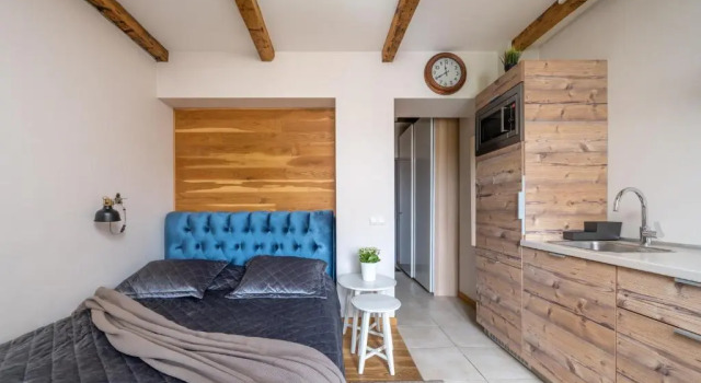 Студия Deluxe Trendy Top-Floor Stay in Heart of Riga, Near Bars & Culture
