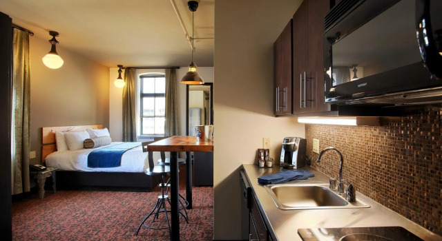 Двухместный люкс Brewhouse Inn and Suites