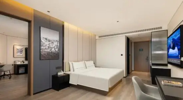 Люкс Atour Hotel, Binhai Station, Tanggu Business District, Tianjin