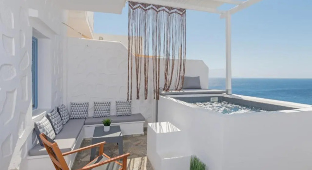 Двухместный номер Deluxe с видом на море Ihthioessa Boutique Hotel