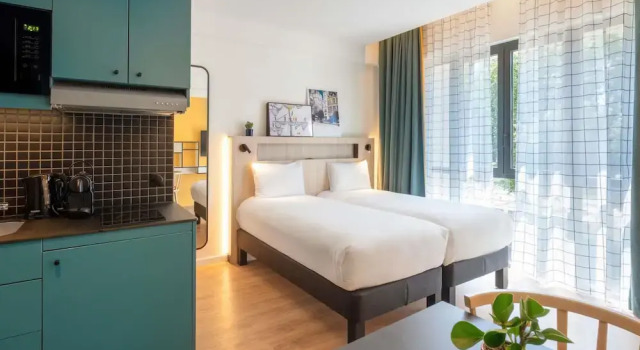 Двухместная студия Aparthotel Adagio Access Rouen Centre Cathédrale