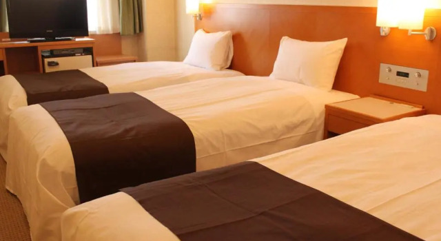 Трёхместный номер Standard HOTEL LiVEMAX BUDGET Yokohama Kannai