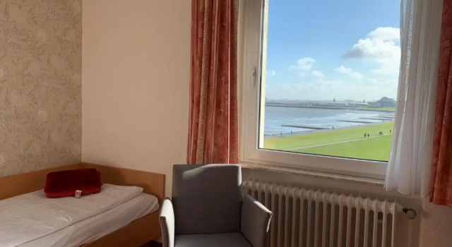 Одноместный номер Standard с видом на море Seehotel Neue Liebe