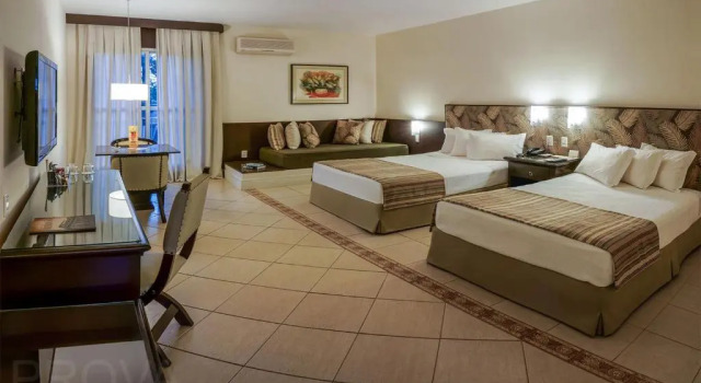 Трёхместный номер Standard Hotel JP Ribeirão Preto Resort & Convenções by Nacional Inn