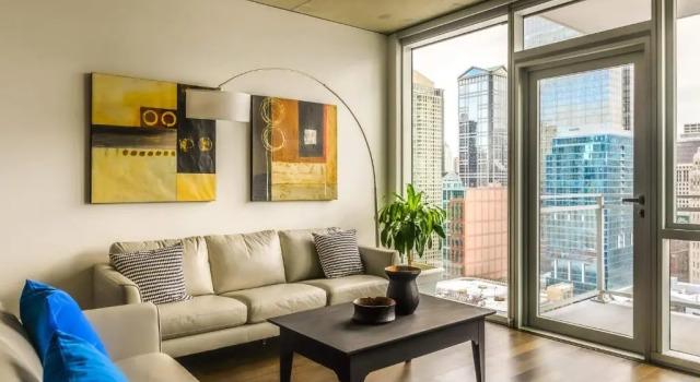 Апартаменты 2BR/2BA Brand New Executive Luxury Suite w/ Rooftop Pool, Gym and Balcony by ENVITAE