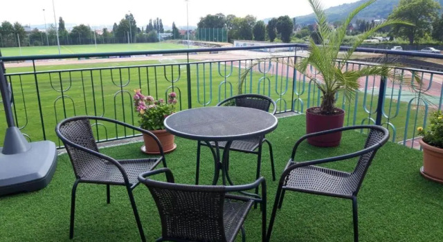 Одноместный номер Standard с балконом Hotel zum Sportforum