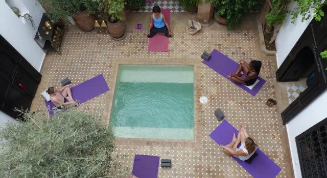 Camera quadrupla Standard Riad Magellan Yoga and Spa