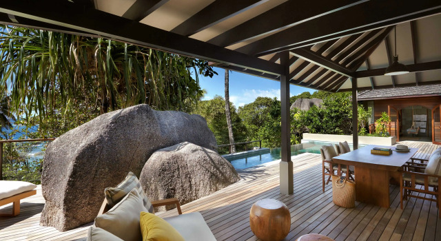 Вилла Pool с 2 комнатами Six Senses Zil Pasyon, Seychelles