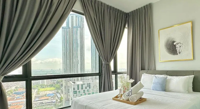 Апартаменты Comfort SKS Pavillion Residences - High Floor with Singapore View