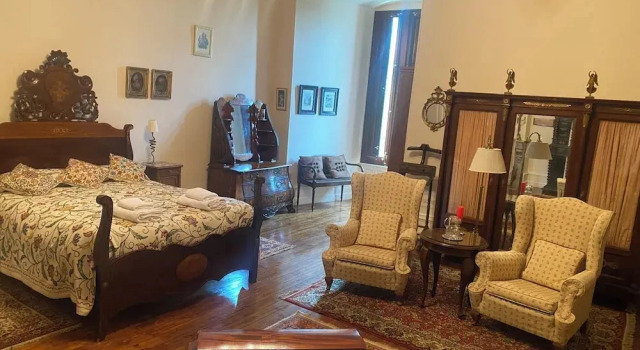 Standardowy dwuosobowy pokój z widokiem na ogród Château de Saint-Chartier