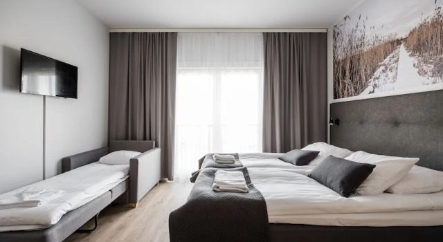 Студия Business с балконом Forenom Aparthotel Kempele