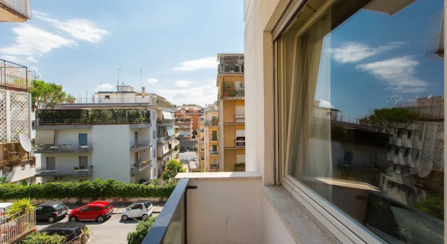 Апартаменты с балконом Rental In Rome Ponte Milvio Apartment