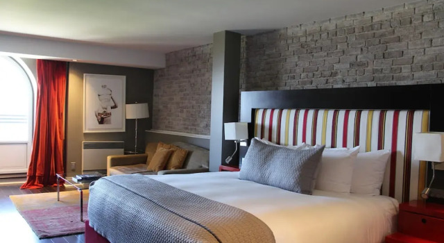 Двухместный номер Standard с видом на реку Auberge Saint-Antoine