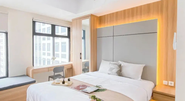 Standard Studio Cozy White Studio At Pollux Chadstone Apartment