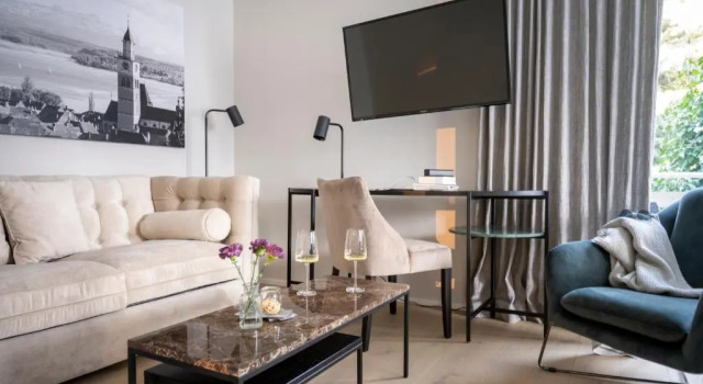 Двухместный номер Deluxe с балконом Hotel Garni Villa Rosengarten