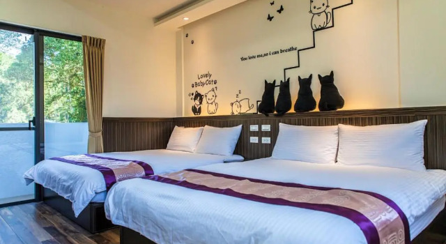 Двухместный семейный номер Standard PULI GuanPu Fallsview Stay House