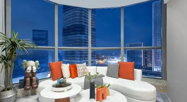 Люкс Executive Дуплекс с видом на город Boke XinZhu Boutique Apartment