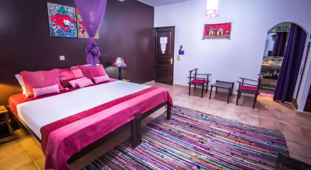 Habitación doble Estándar con vista al jardín La Maison Abaka