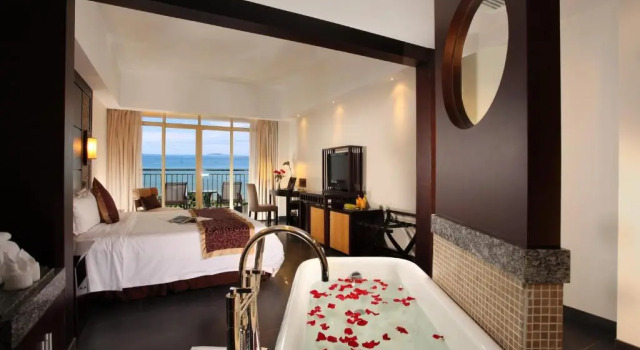 Двухместный номер Premier Romantic с видом на море Shengyi Holiday Villa Hotel