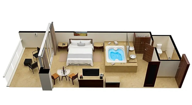 Номер Superior с видом на океан Almare, a Luxury Collection Resort, Isla Mujeres Cancun, Adult All-Inclusive