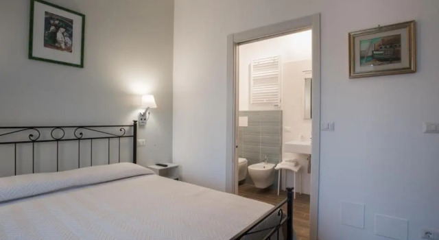 Двухместный номер Deluxe с балконом и с видом на море B&B Villamarea
