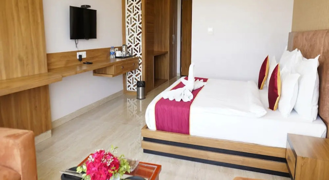 Номер Deluxe с видом на бассейн Bamboo Saa Mulberry Resort Pushkar