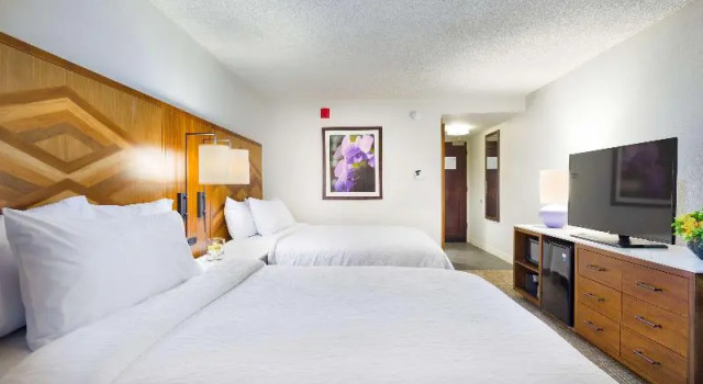 Четырёхместный номер Standard с балконом и с видом на океан Hilton Garden Inn Kauai Wailua Bay, HI