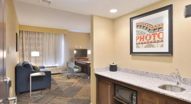 Четырёхместный люкс Hampton Inn & Suites Chippewa Falls