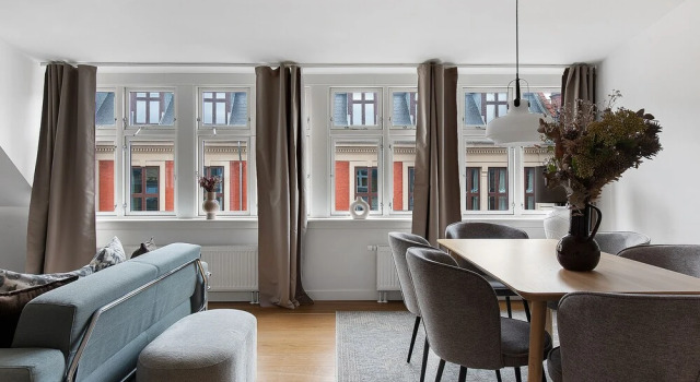 Апартаменты с 2 комнатами с видом на город Leaves 4 - Precious 2-bdr Apt in Central Copenhagen