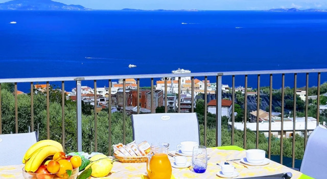 Номер Luxury Пентхаус c 1 комнатой с балконом и с видом на море Agriturismo La Lobra