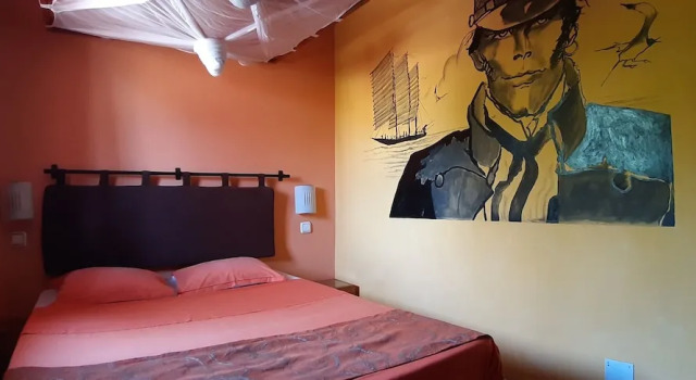 Economy Doppel Zimmer mit Blick auf den Innenhof hotel trecicogne