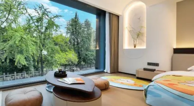 Трёхместный семейный люкс с видом на реку Guilin Mingjiang Hotel