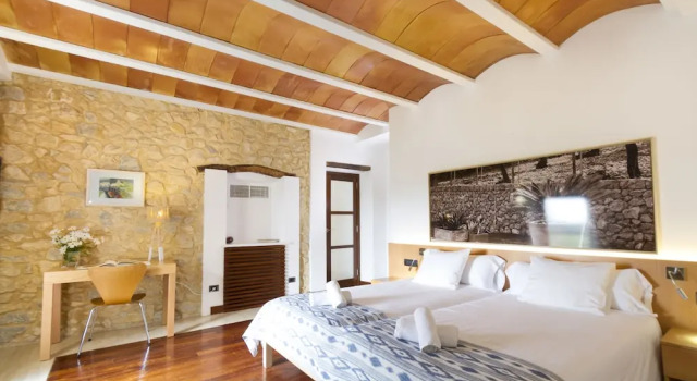 Люкс Deluxe с видом на воду Can Cota Boutique - Turismo de interior