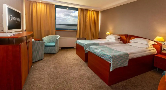 Habitación doble Estándar con vista al río Grand Hotel Riga