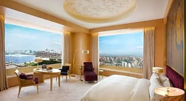 Номер Deluxe с красивым видом из окна Pangu 7 Star Hotel Beijing