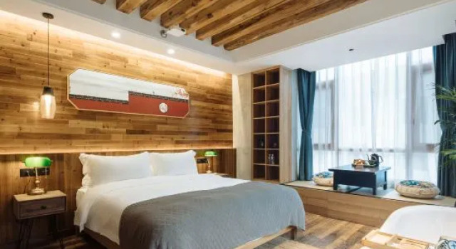 Люкс с 2 комнатами Wuxiang Duoyun Hostel