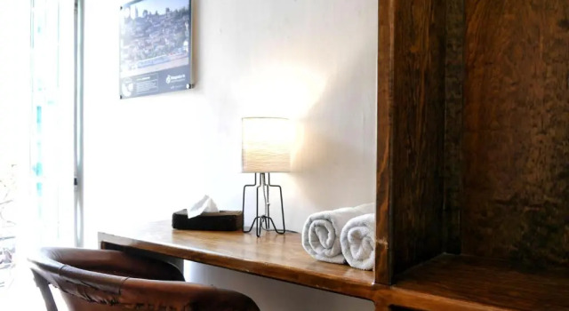 Кровать в общем номере Hostel Hospedarte Centro