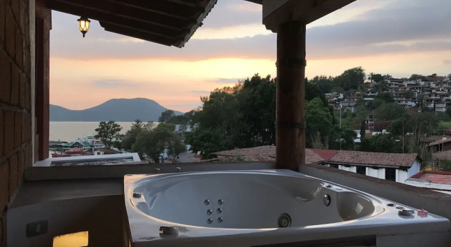 Двухместный люкс Premium с видом на озеро Hotel puesta del sol